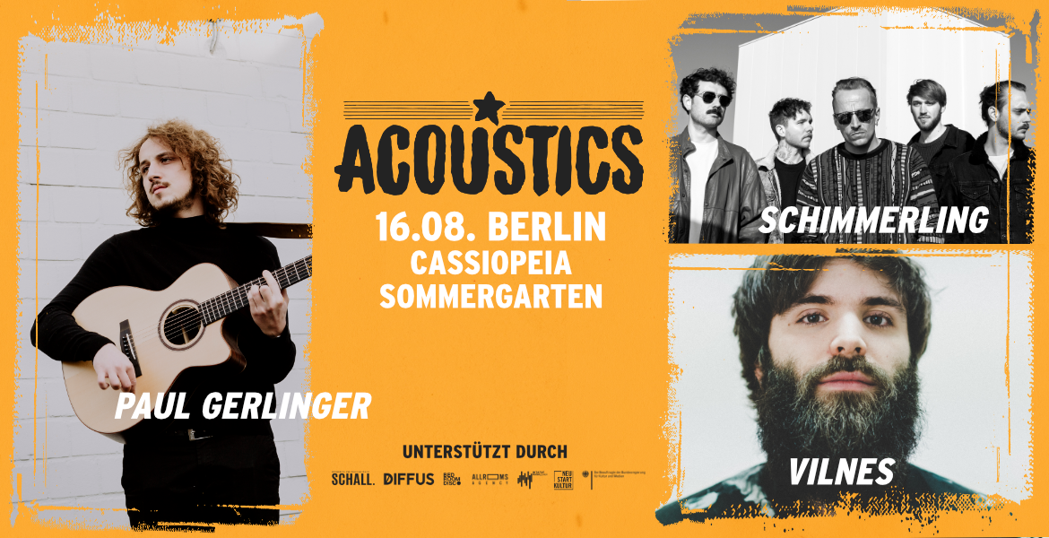 Tickets Schimmerling, Paul Gerlinger & VILNES, Acoustics Berlin in Berlin