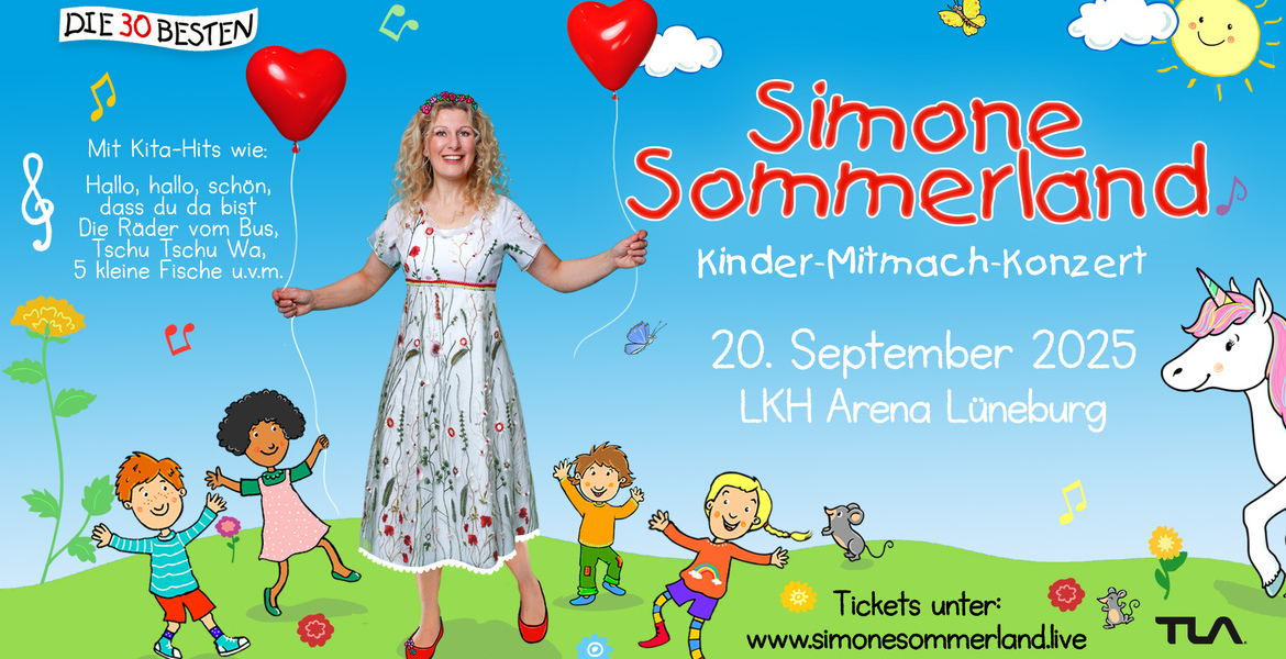 Tickets Simone Sommerland LIVE 2025, in Lüneburg