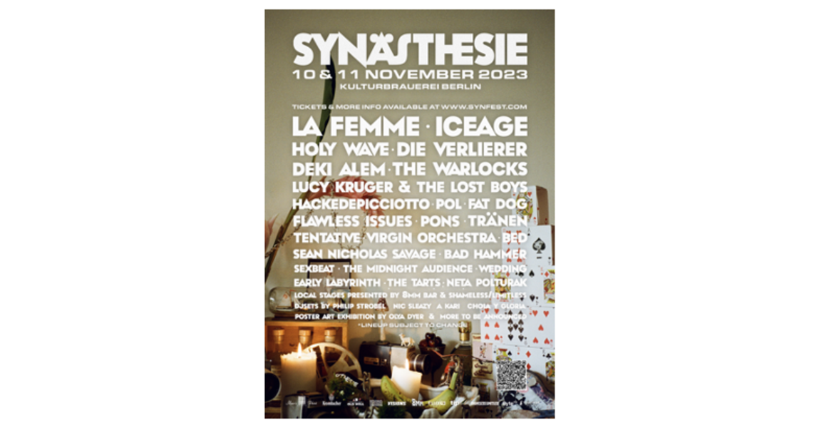 Tickets Synästhesie Festival 8 - Tagesticket Samstag, Samstag in Berlin